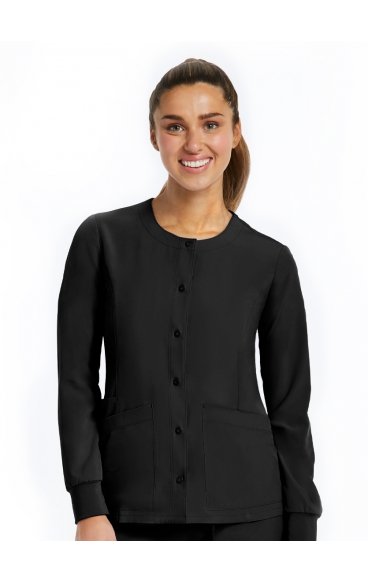 7510 Matrix Impulse Veste à Col Rond pour Femmes par Maevn