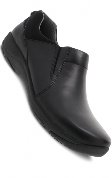 *FINAL SALE Neci Black Leather by Dansko - Slip-resistant Rubber Outsole