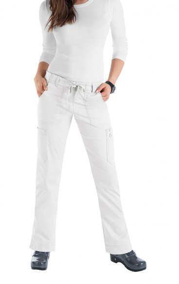 *FINAL SALE WHITE 710 Koi STRETCH Scrubs Women's Lindsey Pant *FINAL SALE WHITE 710 Koi STRETCH Scrubs Women's Lindsey Pant