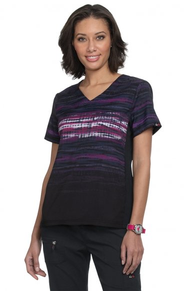 *FINAL SALE 1047PR koi Lite Reform Print Top - Tie Dye Ombré