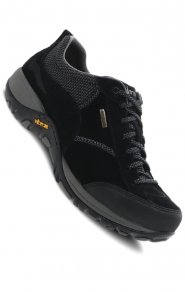 WIDE Paisley Black/Black Suede by Dansko - Slip Resistant Shoes