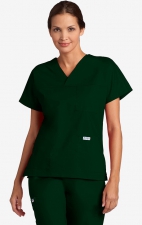 V-Neck Three Pocket Dolman Sleeve MOBB Scrub Top - Spruce (SP)