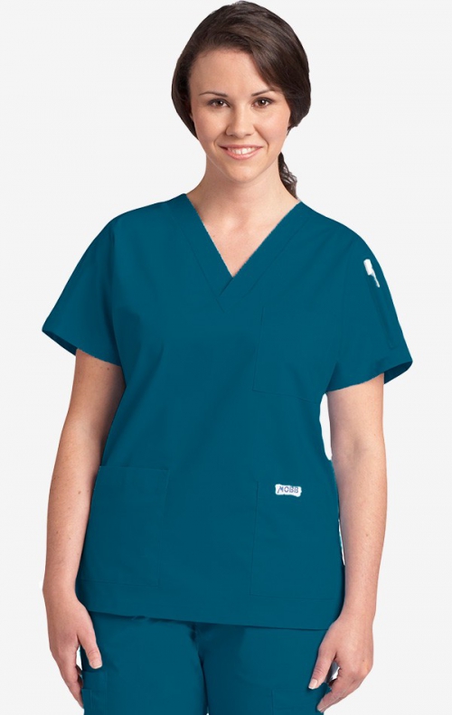 Qcmgmg Nursing Scrubs for Women with Two Pockets Short Sleeve Zip Up  Workwear Uniform Shirts for Women Loose Fit V Neck Scrub Top Women Casual  Letter Print Cute Dressy Tops Green 3XL 