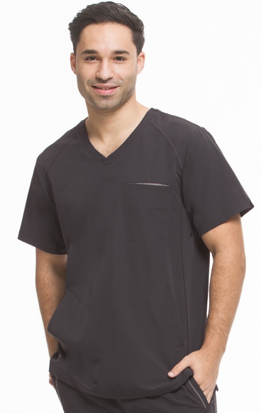 *FINAL SALE PEWTER 2380 Healing Hands HH360 Steven 3 Pocket Men's V-Neck Scrub Top