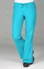 9026 Maevn CORE - Pantalon évasé avec cordon et demi élastique au dos - Lake Blue