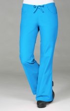 9026 Maevn CORE - Pantalon évasé avec cordon et demi élastique au dos - Malibu Blue