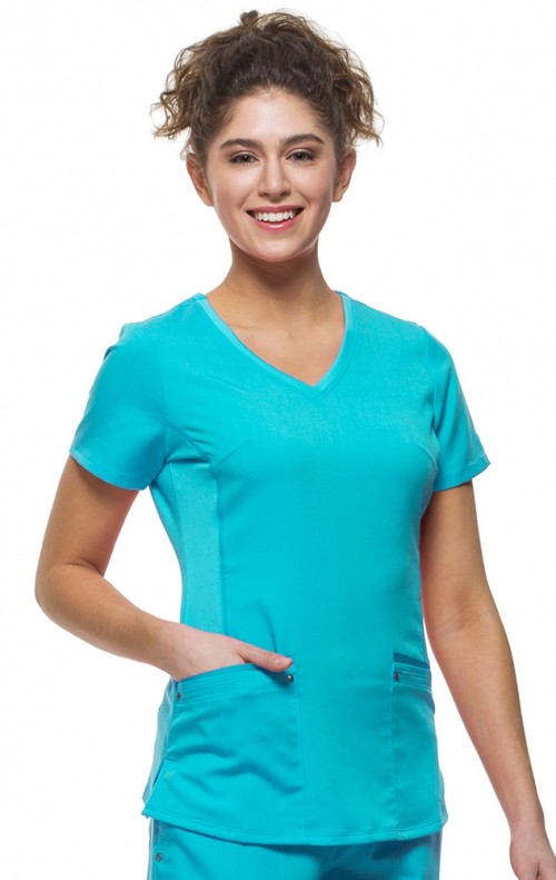 *FINAL SALE XL 2245 Healing Hands Scrubs Purple Label Yoga Juliet Top