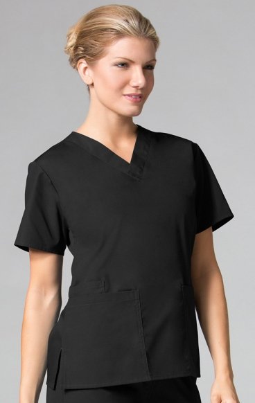 1016 Maevn CORE - 2 Pocket V-Neck Top 1016 Maevn CORE - 2 Pocket V-Neck Top