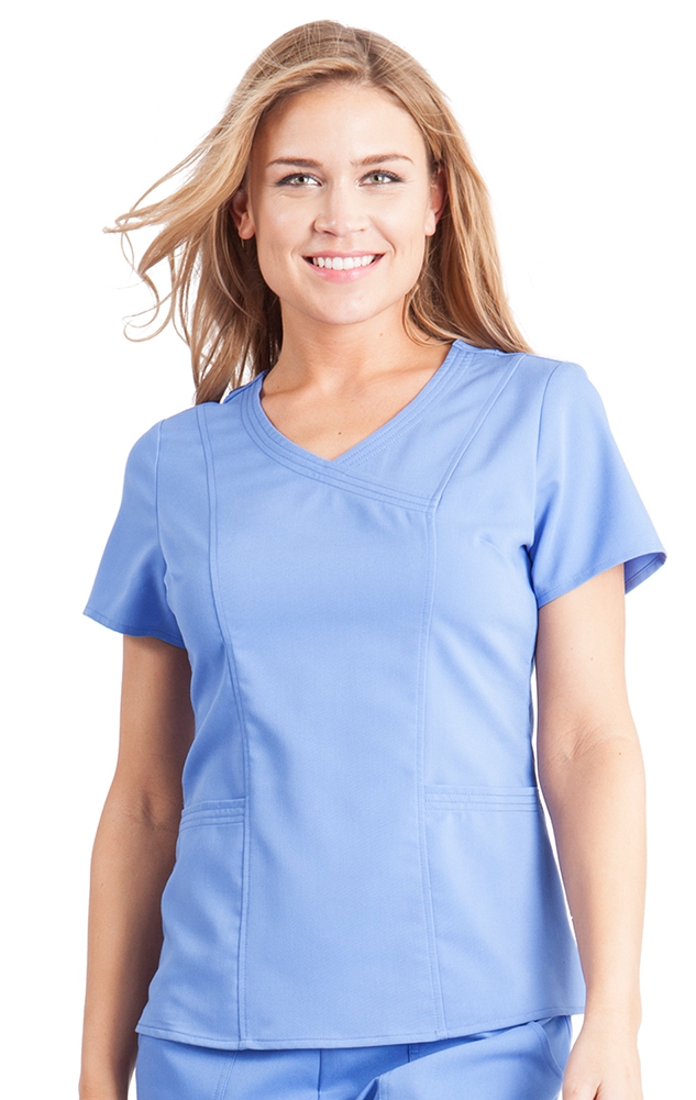 Clearance Infinity Women's Mock Neck Scrub Top