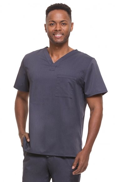 *FINAL SALE PEWTER 2223 Healing Hands Scrubs Purple Label Men's James V-Neck Top