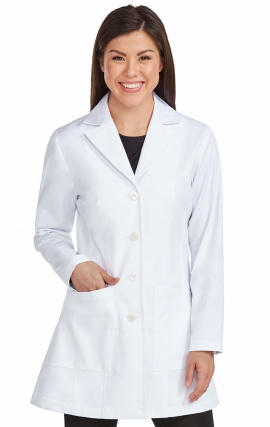 9644 Med Couture Professional TAILORED MID LENGTH LAB COAT (33")