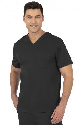 2591 Healing Hands Men's One Pocket V-Neck Mason Top