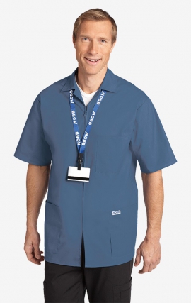 MOBB Unisex Zipper Consultation Jacket - Postman Blue (PS)