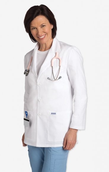 *FINAL SALE L203 MOBB Unisex Half Length Lab Coat *FINAL SALE L203 MOBB Unisex Half Length Lab Coat