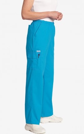 MOBB Unisex Perfect 5 Pocket Scrub Pant - Aqua (AQ)