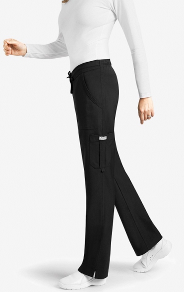 *FINAL SALE L P3011-Petite The Carmen - MOBB Mentality Straight Leg Scrub Pant