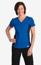 Flexi V-Neck Scrub Top par MOBB - Royal Blue (RO)