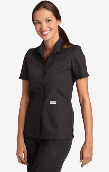 201T Button Front Top With Collar by MOBB Top 201T Button Front Top With Collar by MOBB Top