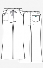 9026 Maevn CORE - Half Back Elastic & Drawstring Flare Pant - Sketch