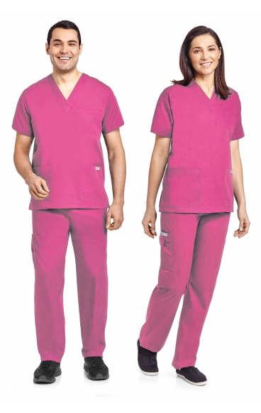 *FINAL SALE DUSTY ROSE 310/307 MOBB UNISEX Scrub Set Top & Pant