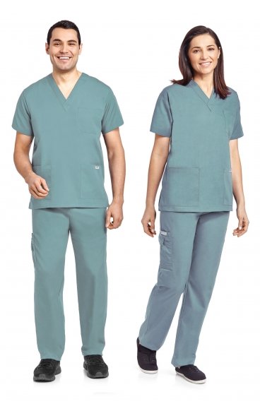 *FINAL SALE LAGOON 310/307-Petite MOBB UNISEX Scrub Set Top & Pant