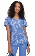 1029PR koi Next Gen Early Energy Top - Ikat Floral Rose