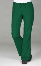 9026 Maevn CORE - Pantalon évasé avec cordon et demi élastique au dos - Hunter