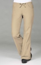 9026 Maevn CORE - Pantalon évasé avec cordon et demi élastique au dos - Khaki