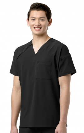 6034 WonderWink Renew Men’s EZ Zip Top
