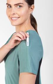 324T Flexi V-Neck Scrub Top by MOBB 