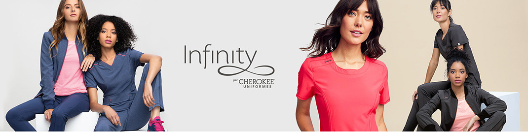 Blouses, uniformes et blouses de laboratoire Cherokee Infinity. - Antimicrobien CERTAINTY® TECHNOLOGIES Canada