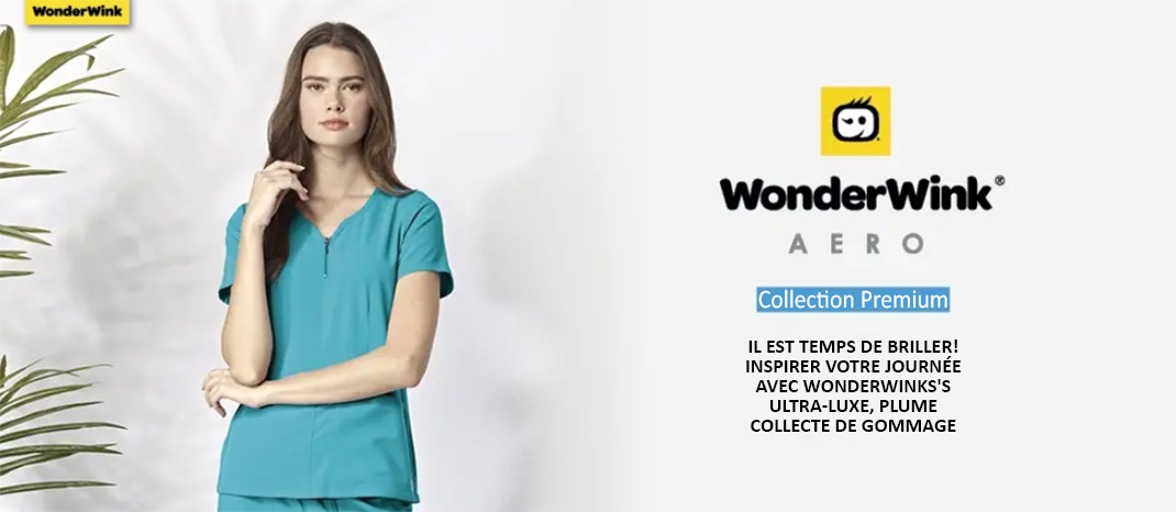 Wonderwinks Areo Scrubs Canada - Hauts d'uniformes pour femmes