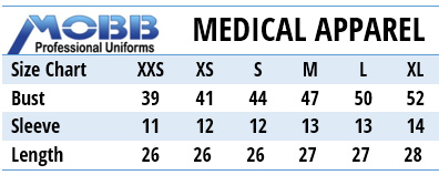 Mobb Medical Uniforms Canada - Size Chart Mobb Medical Uniforms Canada - Size Chart