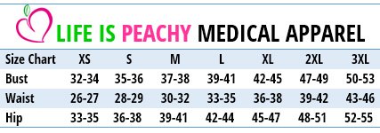 Life is Peachy MEDICAL APPAREL - Size Chart Life is Peachy MEDICAL APPAREL - Size Chart