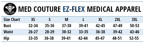 Med Couture Signature MEDICAL APPAREL - Size Chart