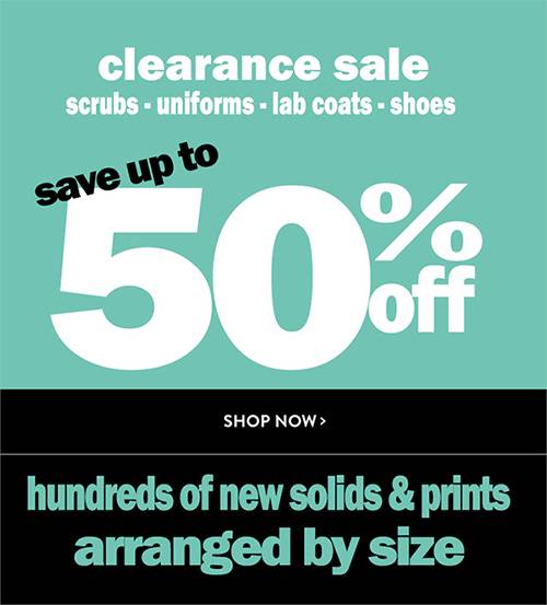 Healing Hands Scrub Tops and Pants Clearance Sale