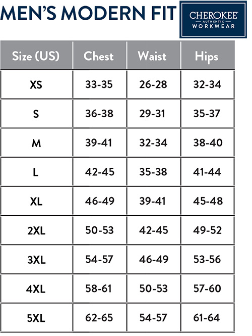 Size Chart - Advanced Joggers