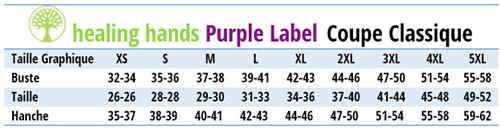 Healing Hands Purple Label - Taille Graphique