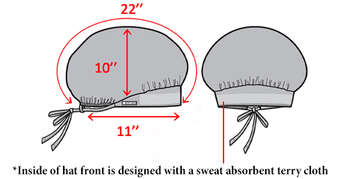 NC020 Maevn Bouffant Scrub Hat