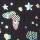 Iridescent Light Bright Black