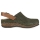 Merrin Olive Embossed Suede